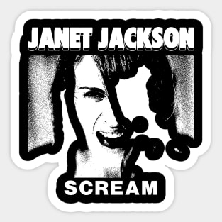 Janet Jackson Scream Sticker